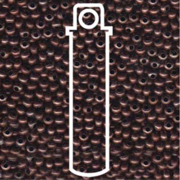 Metallperlen 8/0 - Heavy Metal Seed Beads - antique copper - bead&more