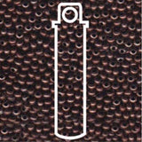 Metallperlen 8/0 - Heavy Metal Seed Beads - antique copper