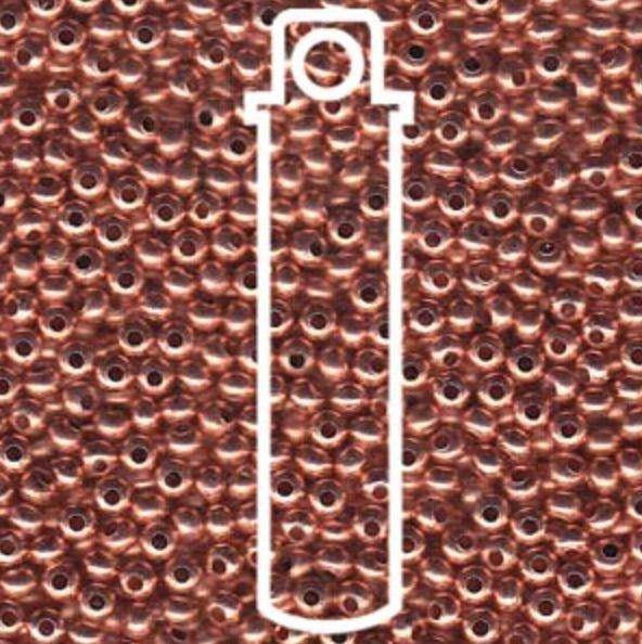 Metallperlen 11/0 - Heavy Metal Seed Beads - Copper - bead&more