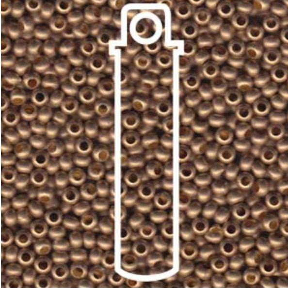 Metallperlen 11/0 - Heavy Metal Seed Beads - gilding matte - bead&more