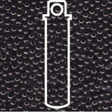 Metallperlen 11/0 - Heavy Metal Seed Beads - Gunmetal