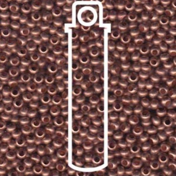 Metallperlen 11/0 - Heavy Metal Seed Beads - Copper matte - bead&more