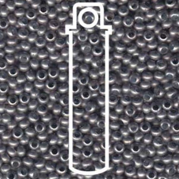 Metallperlen 11/0 - Heavy Metal Seed Beads - zinc matte - bead&more