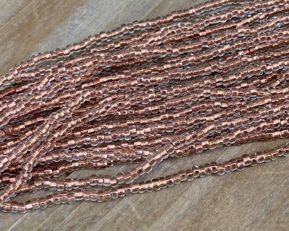 0 - 3 mm - Farbe Crystal Copper lined - bead&more