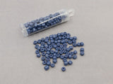 Rocailles Glasperlen ''Shabby'', 4mm, Farbe 35 denim 7g / ca. 90 Stk