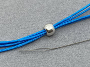 Schiebeverschluss Metall 5 mm, Farbe silber - bead&more
