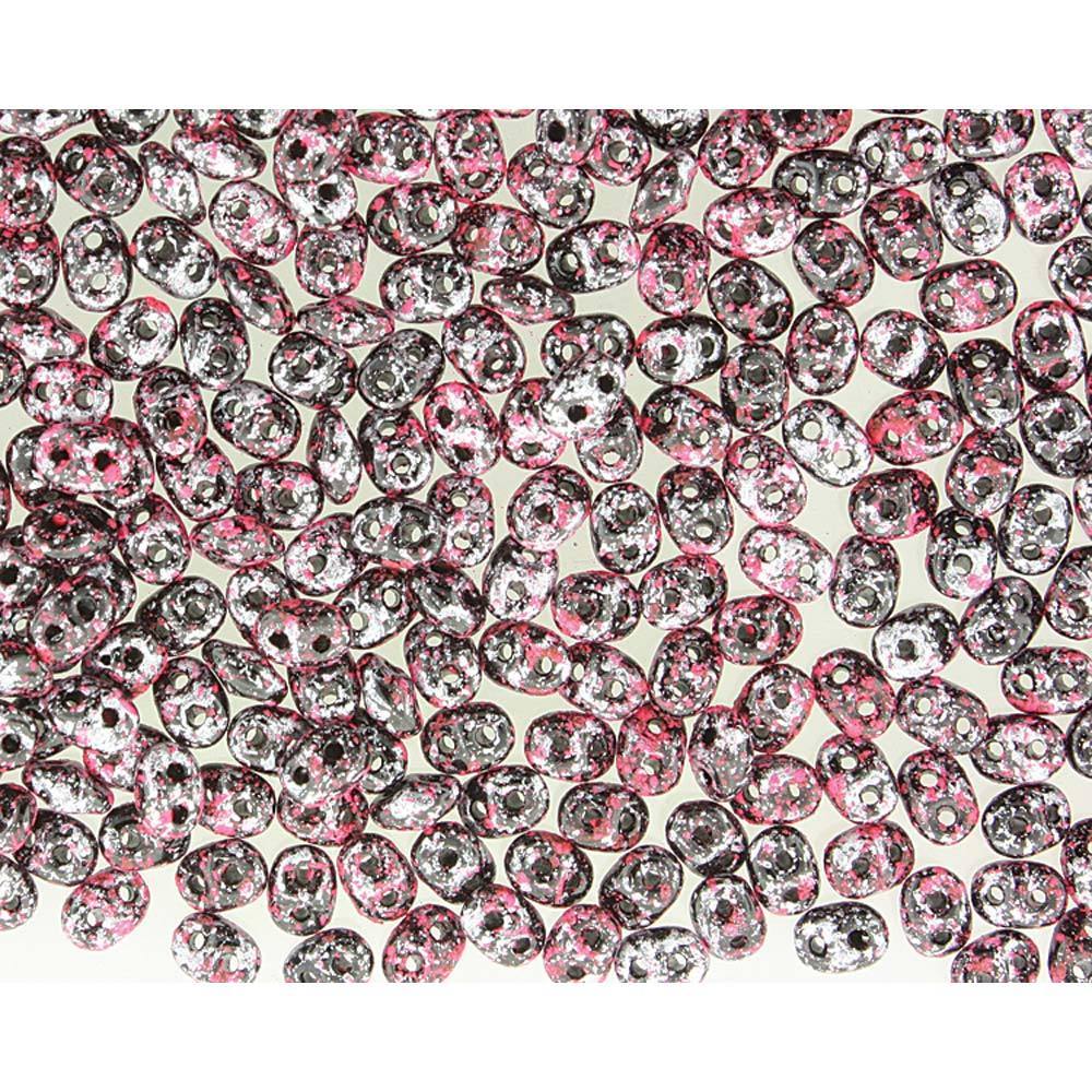 Superduo Matubo Glasperlen 2.5 x 5 mm Farbe 06 Tweedy Pink - bead&more