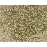 Perle di vetro Superduo Matubo 2,5 x 5 mm colore 22 Halo Champagne