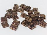 Tila Beads 5mm, Farbe 03 Metallic Dark Rasp Iris