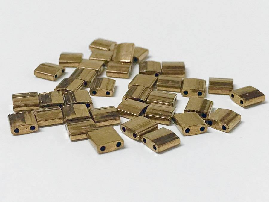 Tila Beads 5mm, Farbe 11 Dark Bronze - bead&more