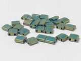 Tila Beads 5mm, Farbe 13 Matte Metallic Khaki Iris