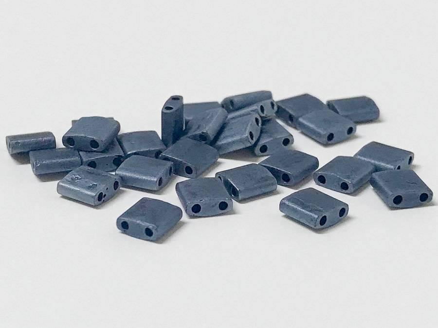 Tila Beads 5mm, Farbe 21 Matte Blue Grey - bead&more