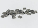 Tila Beads 5mm, Farbe 28 Nickel Plated