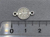 Zwischenteil Metall "Jesus", Farbe altsilber